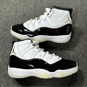 Air Jordan 11 Retro Black and White Sneakers